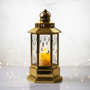Divine Calligraphy Glass Lantern